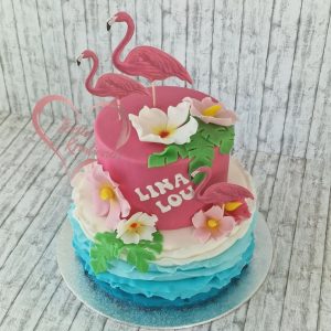 کیک تولد فلامینگو