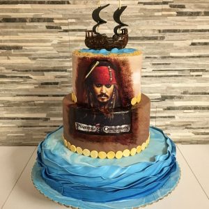 کیک تولد دزدان دریایی کارائیب